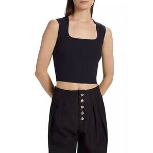 NEW NONCHALANT LABEL ellie sleeveless top in navy